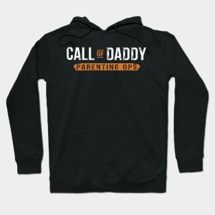 Mens Gamer Dad Call of Daddy Parenting Ops Funny Father's Day Gift Hoodie